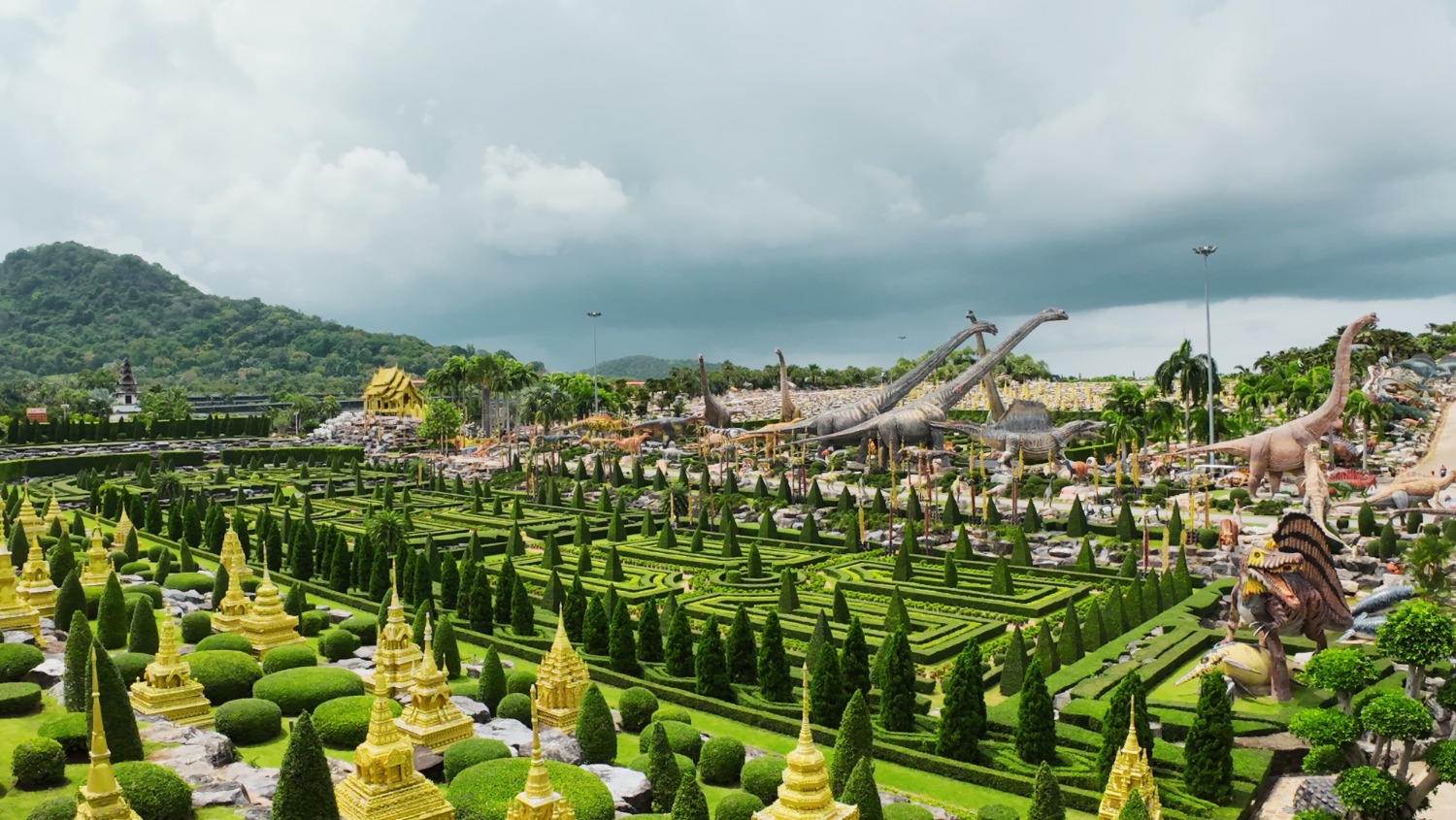 Nong Nooch Tropical Botanical Gardens a popular tourist destination in Thailand