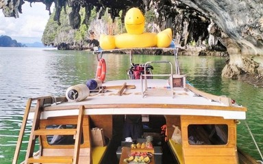 Day Trip to Khai Island by Luxury Private Longtail Boat (Set Beach Picnic)