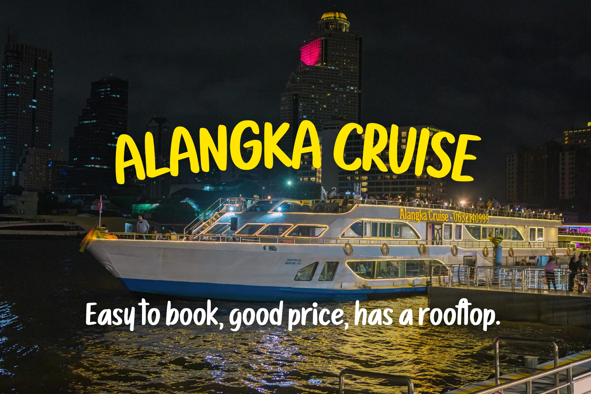 50% Off Book Alangka Cruise tickets (ICONSIAM Pier)