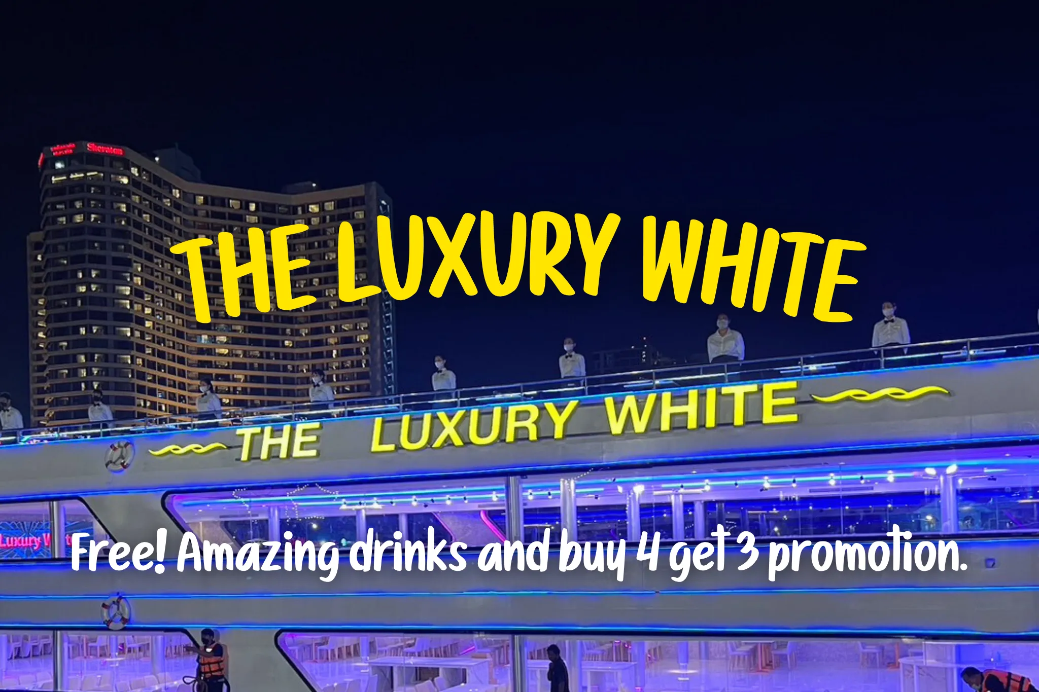 Bangkok Dinner Cruise with The Luxury White from ICONSIAM