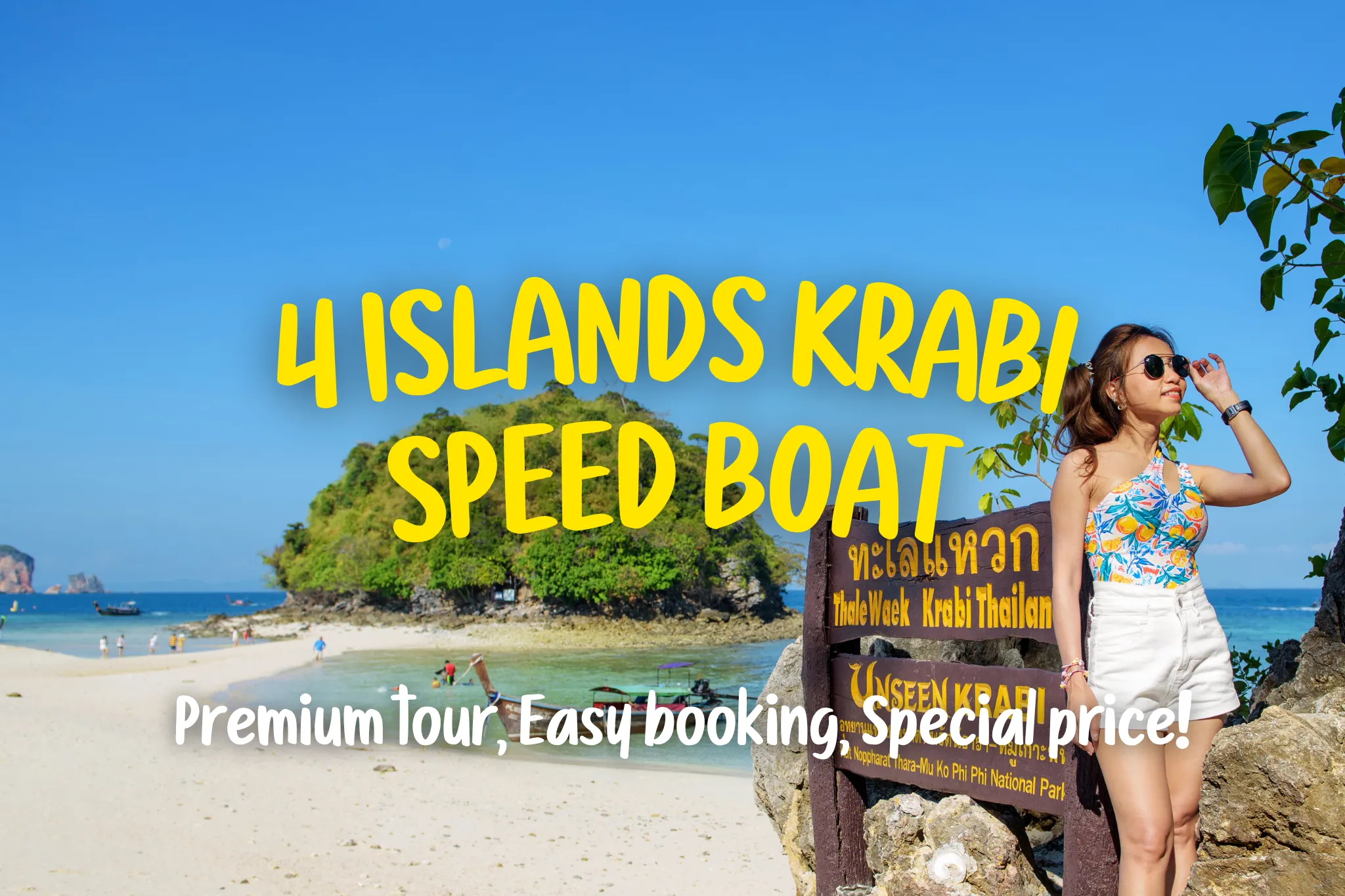 40% Off Book One Day Trip 4 Islands of Krabi by Speed Boat