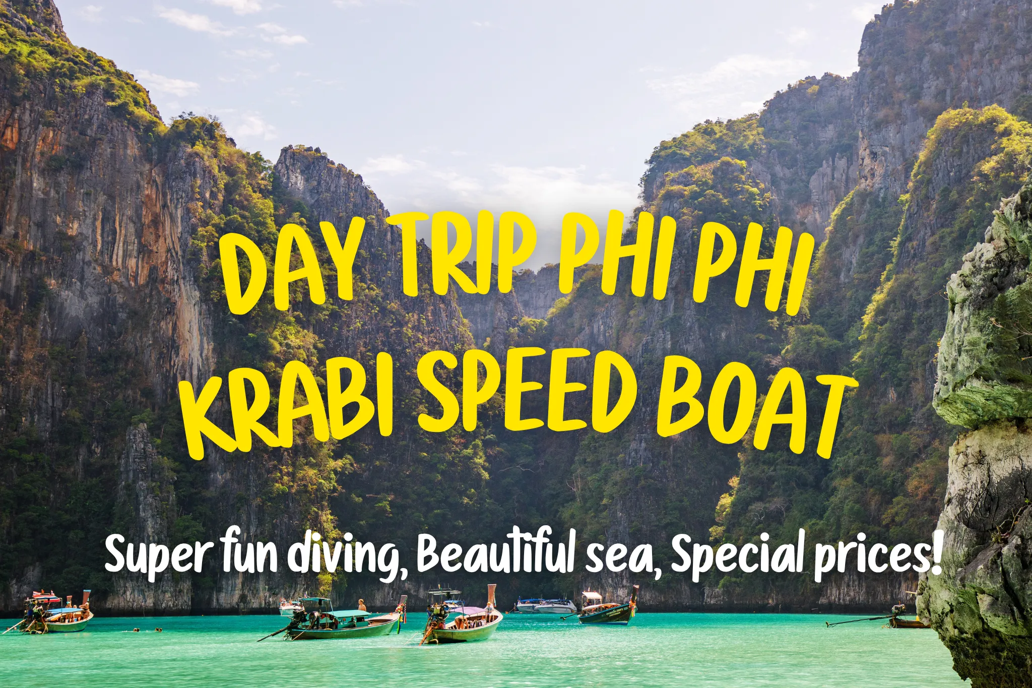 42% Off Book Day Trip Phi Phi Island by Speed Boat (Join Tour)