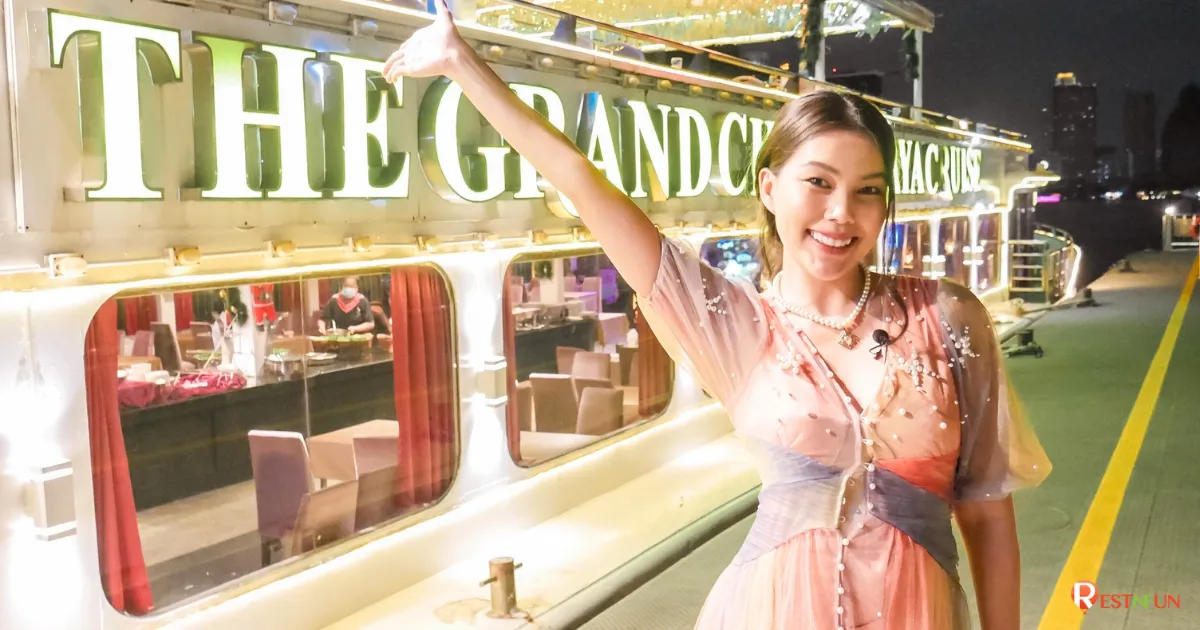 เรือสำราญ Chaophraya Cruise จัดเต็มแสง สี เสียงแบบสุดๆ