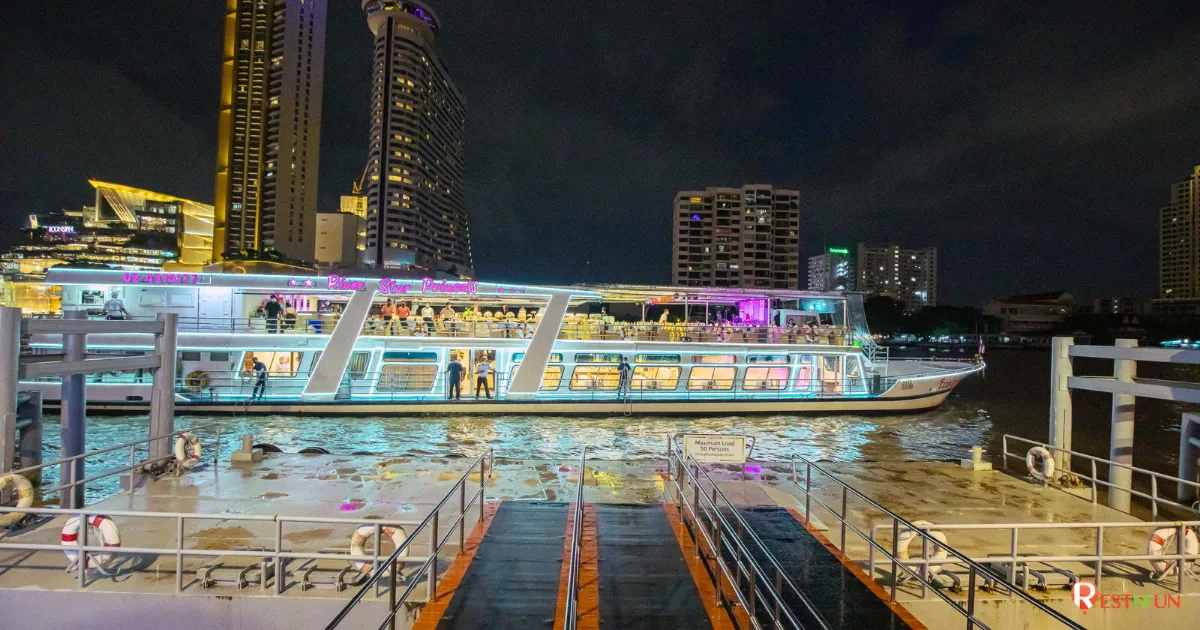 ล่องเรือแม่น้ำเจ้าพระยาริเวอร์สตาร์ปริ๊นเซส มีสิ่งอำนวยความสะดวกครบครัน
