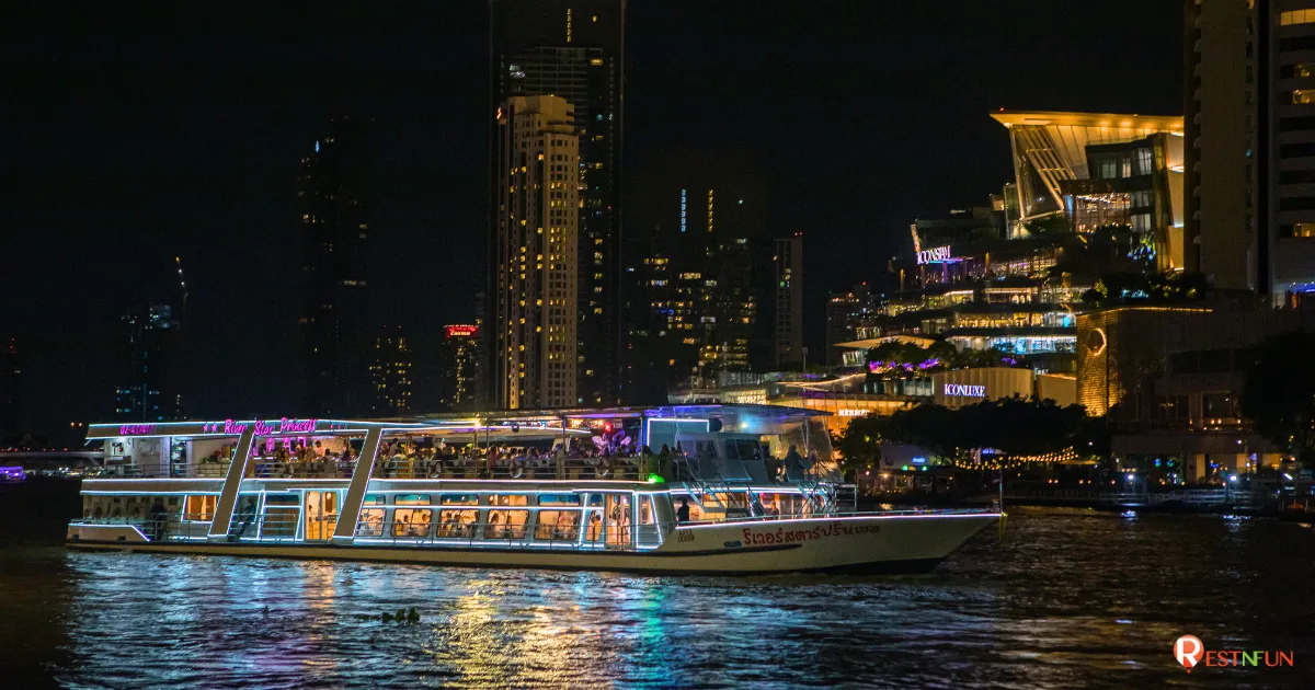 เรือดินเนอร์เจ้าพระยาริเวอร์สตาร์ปริ๊นเซสสวยงามมากๆเลย