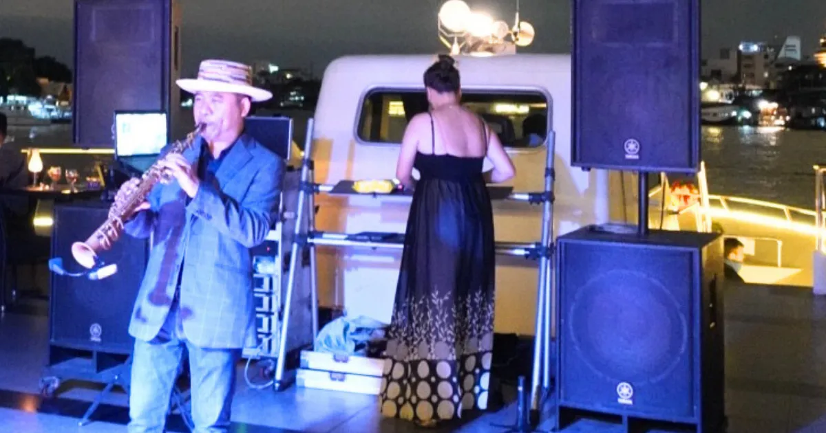 ดนตรีบนเรือ Chao Phraya Princess เพลงเพราะมากๆเลย
