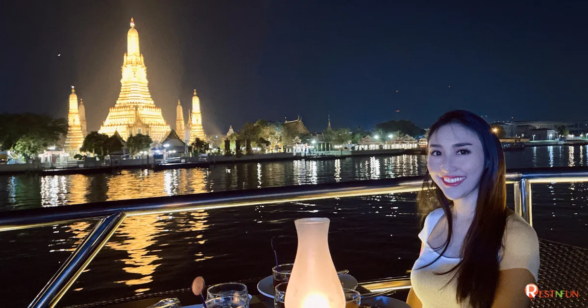 รีวิวล่องเรือดินเนอร์เจ้าพระยาปริ๊นเซส บรรยากาศดีมาก