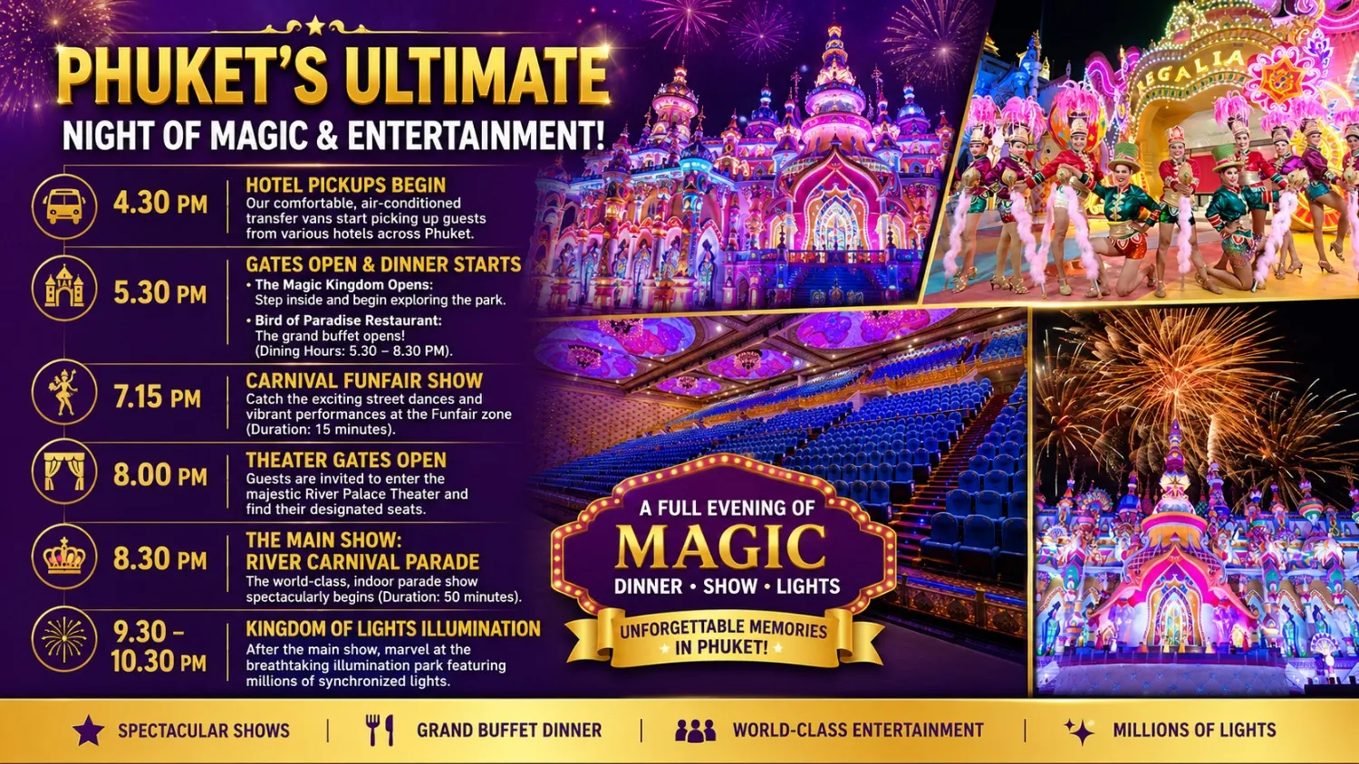 Carnival magic phuket Itinerary