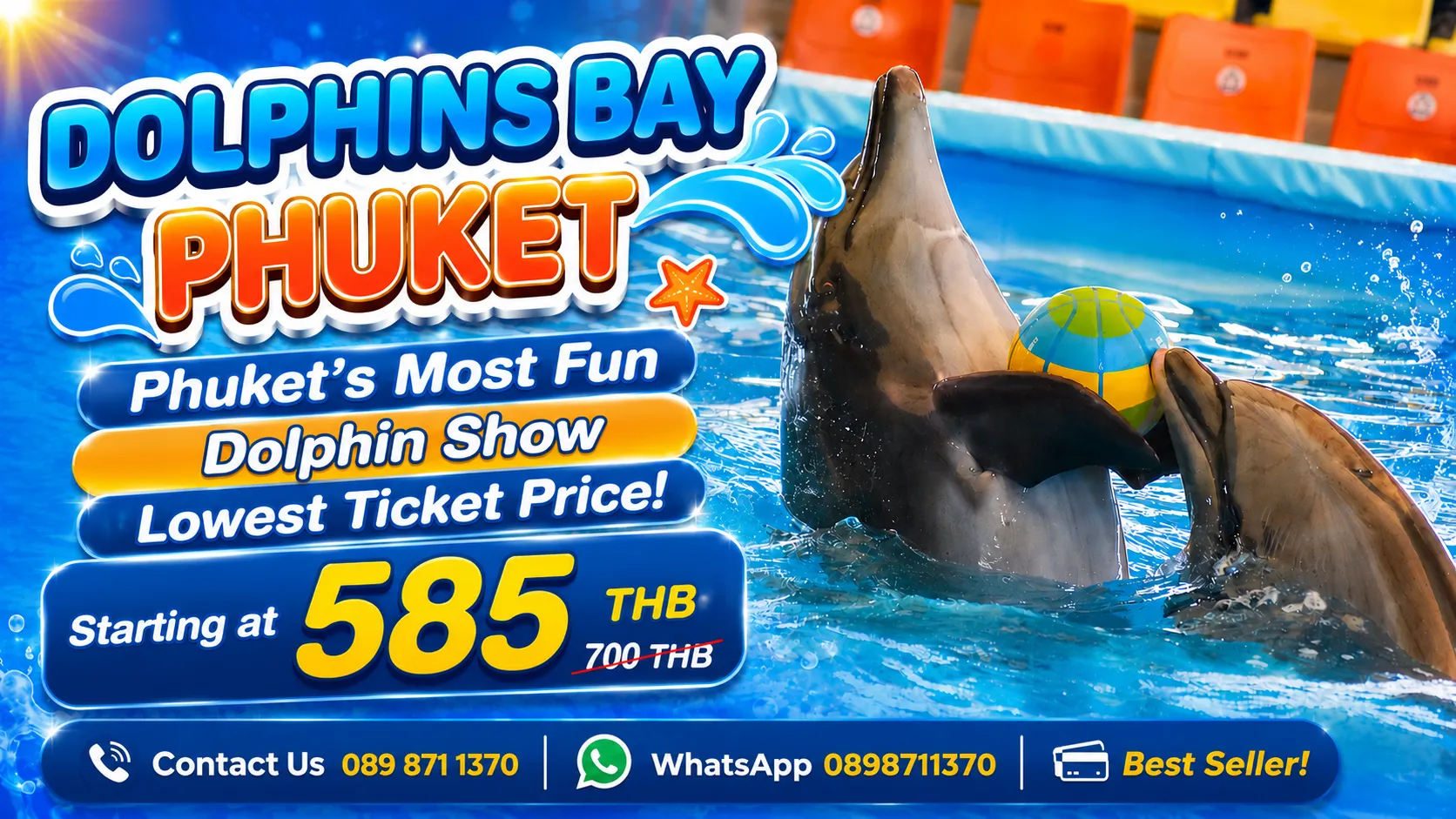 Dolphin Bay Phuket ticket price with discount