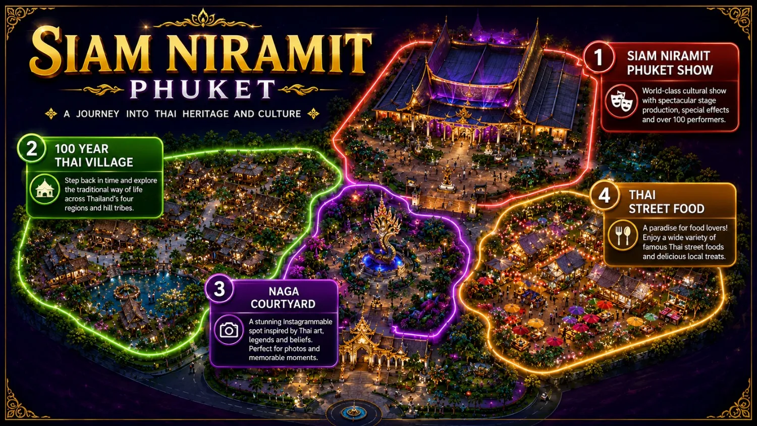 Siam Niramit Phuket map update