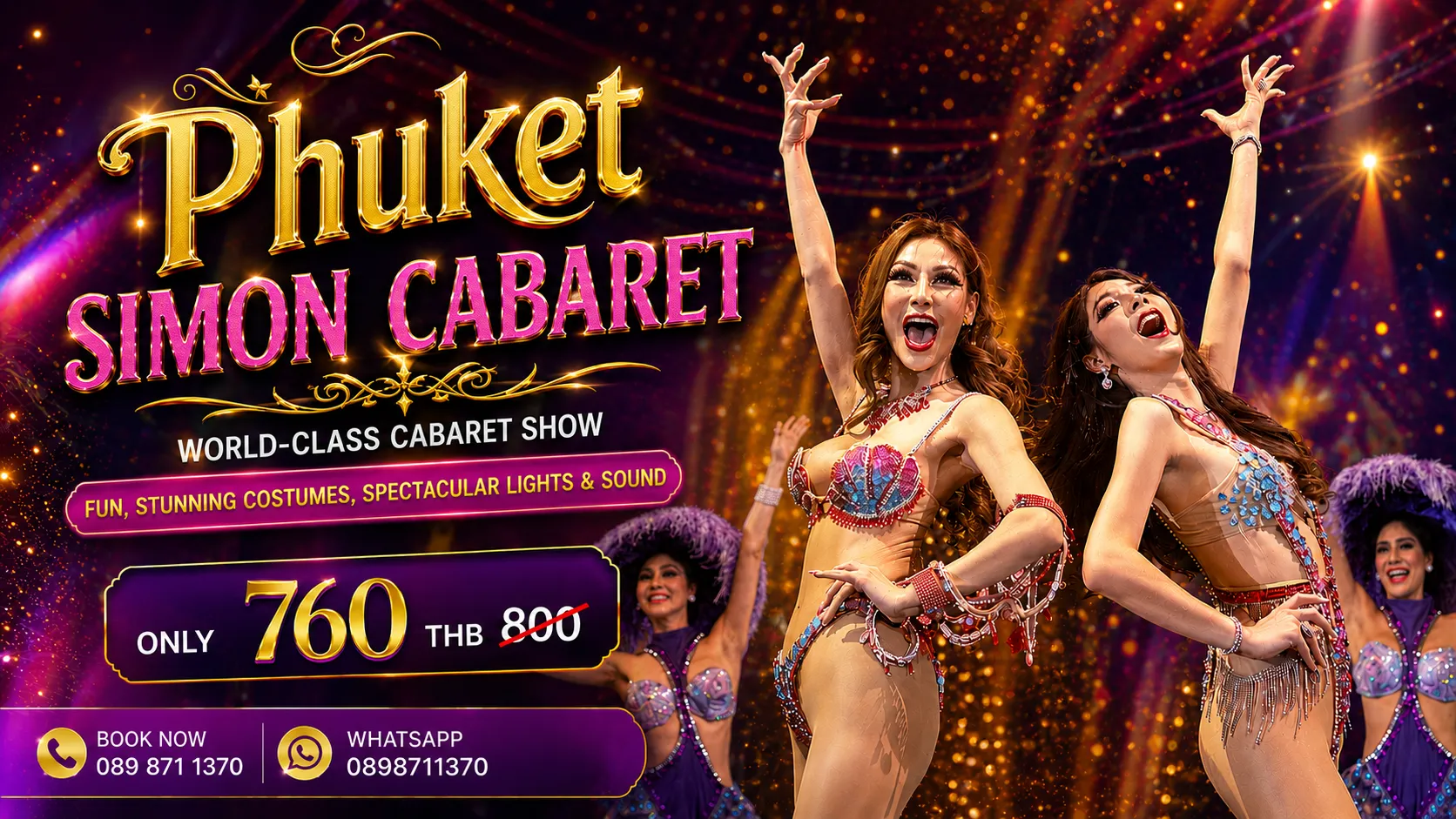 Simon cabaret phuket with discount code and best  price