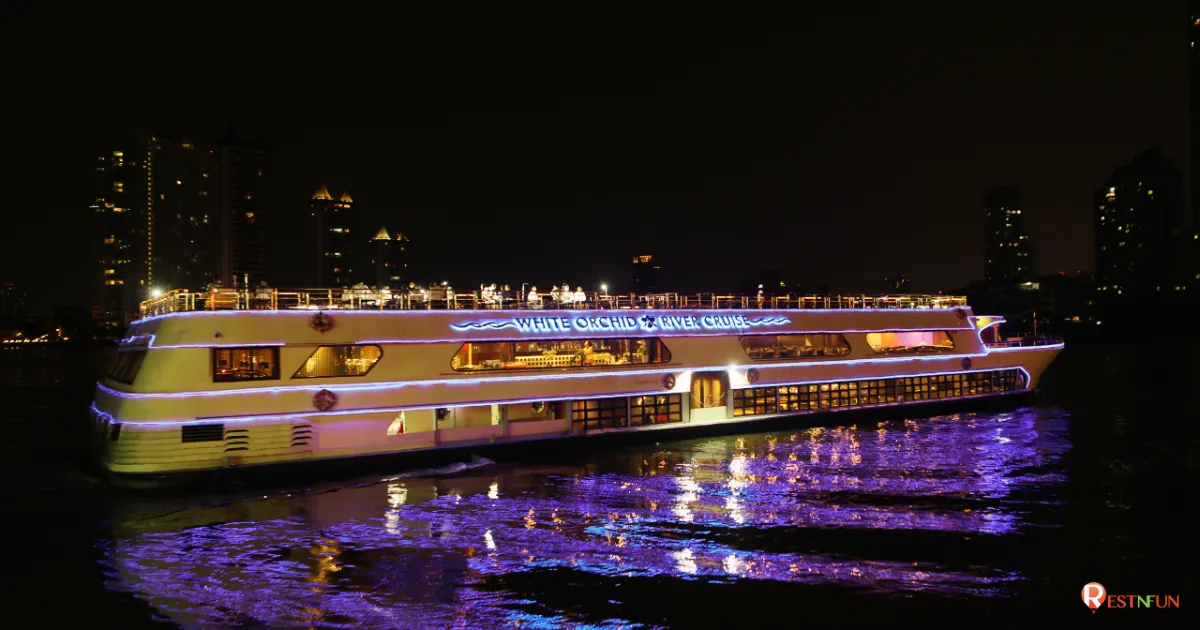 ล่องเรือเจ้าพระยาไวท์ออร์คิด ริเวอร์ครูซส์ อลังการ สวยมาก