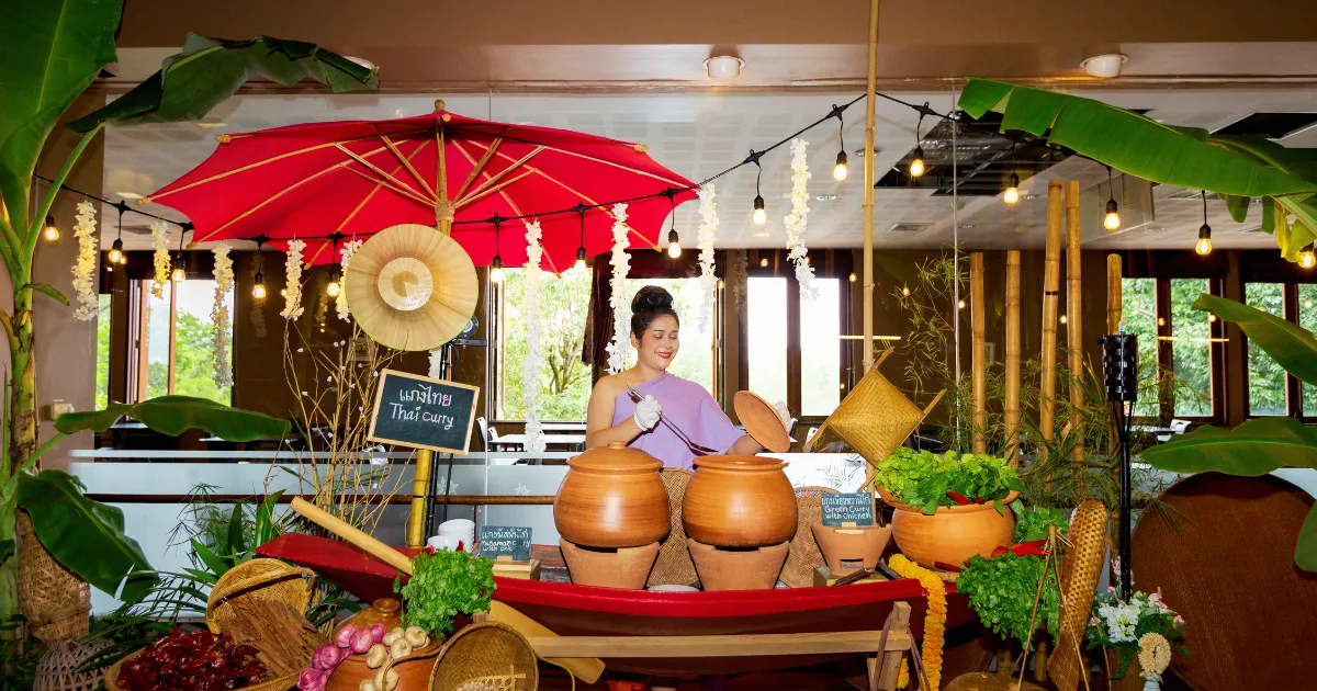โซนอาหารของสยามนิรมิต ภูเก็ตมีให้เลือกเยอะมากๆเลย