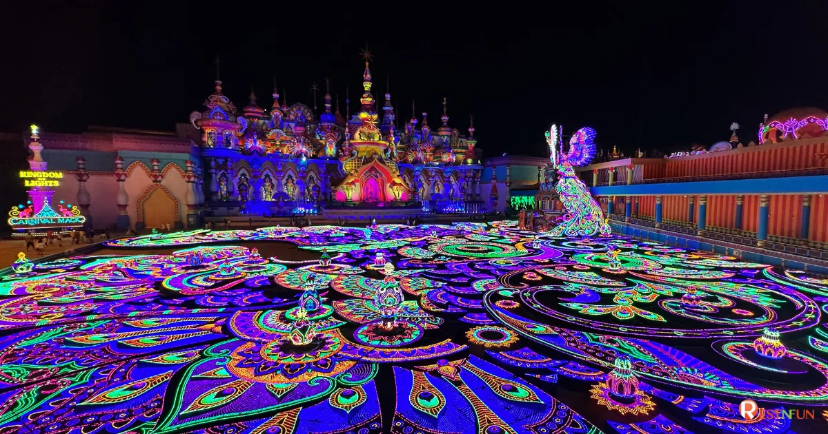 การแสดงโชว์แสง สี เสียงของคาร์นิวัลเมจิก ภูเก็ต