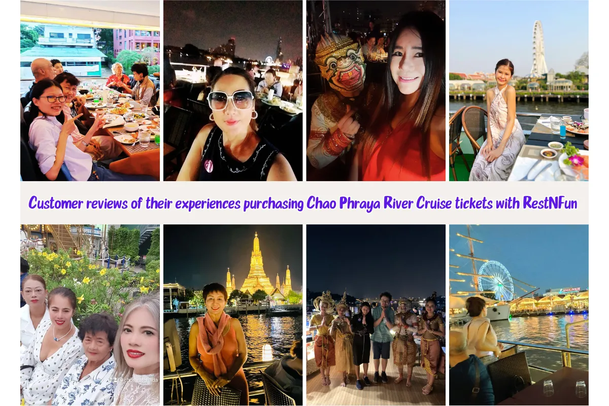 Dinner Cruise in Bangkok review from restnfun customer