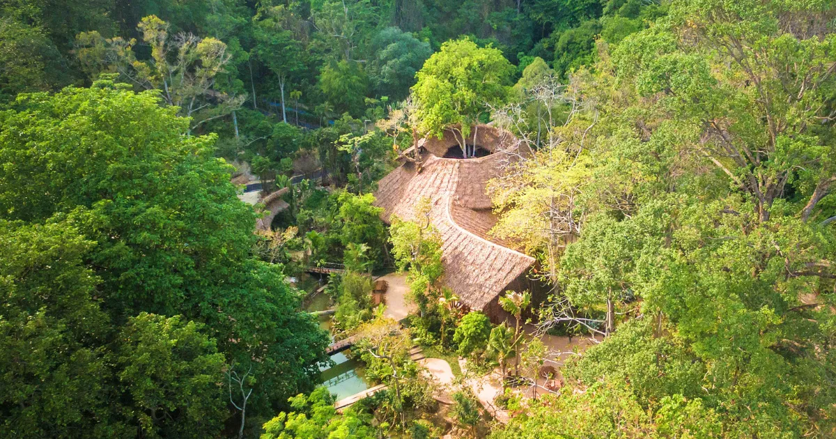 The atmosphere inside Hanuman World Phuket