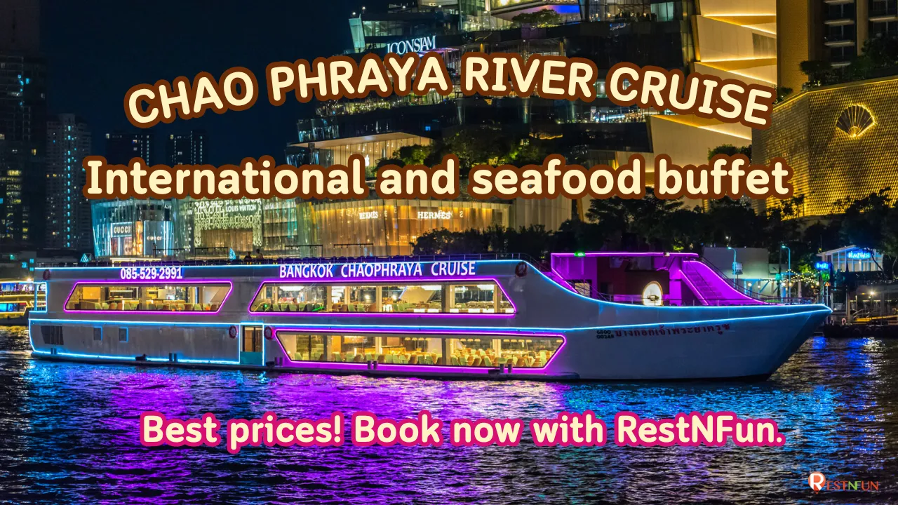 discount ticket with bangkok chaophraya dinner cruise