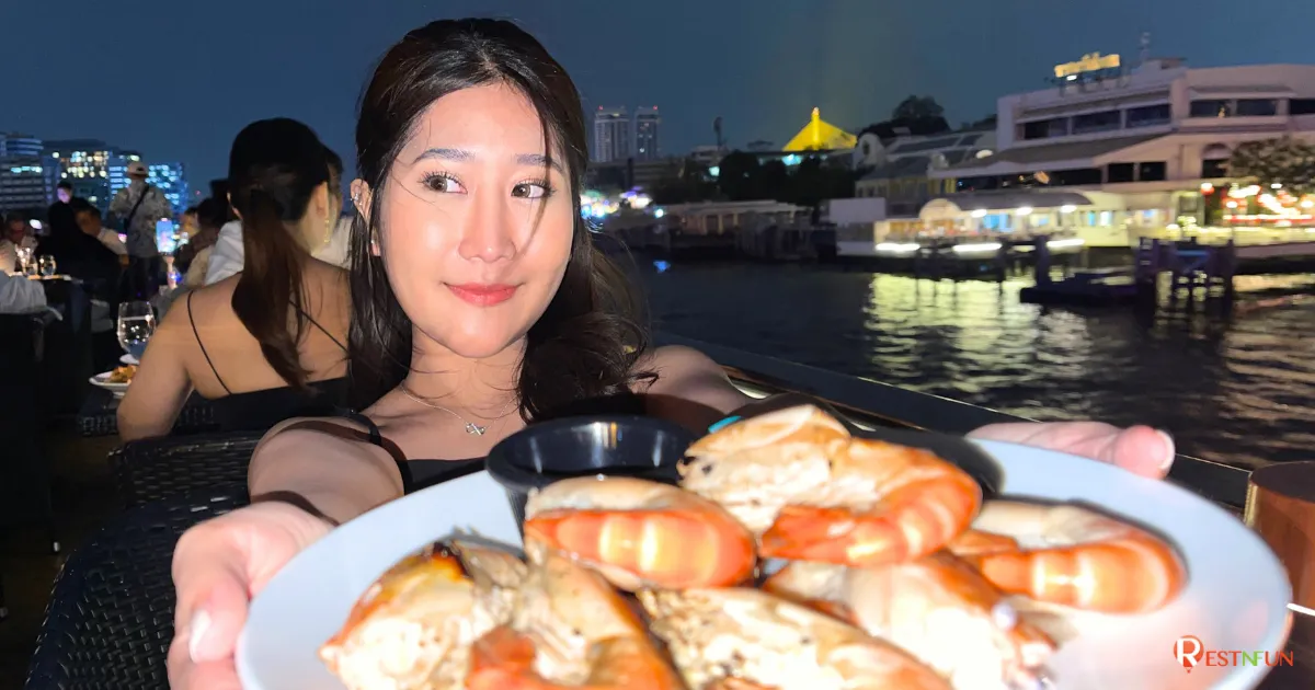 ล่องเรือสำราญพร้อมรับประทานอาหารสุดอร่อยบนเรือ The Opulence