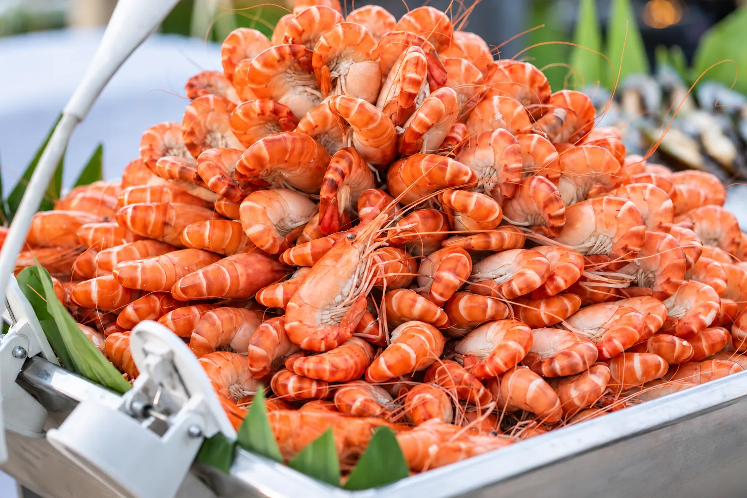 กุ้งเยอะสุดๆ ตัวใหญ่ด้วย รวมแล้วในบัตรล่องเรือเจ้าพระยาวีว่า อลังกา ครูซ