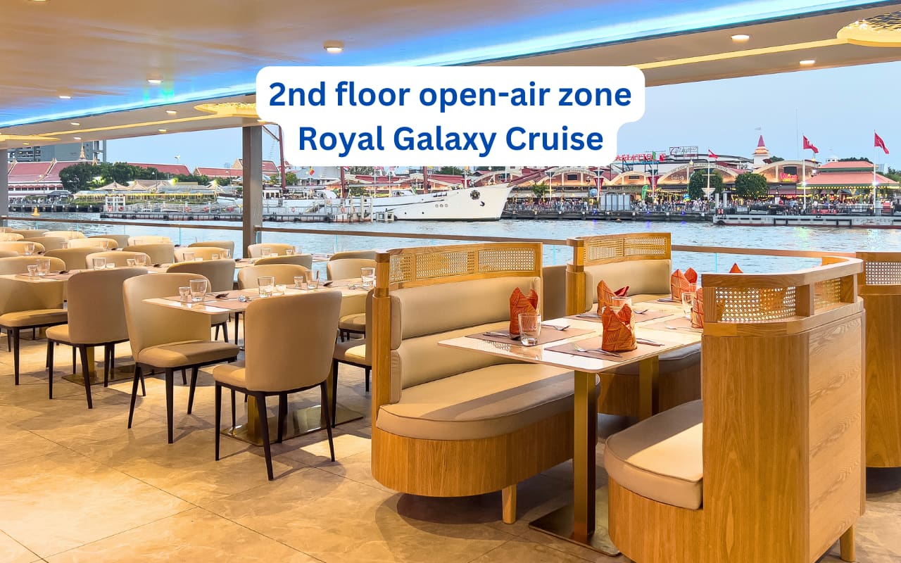 2nd floor of Royal Galaxy Cruise open air zone