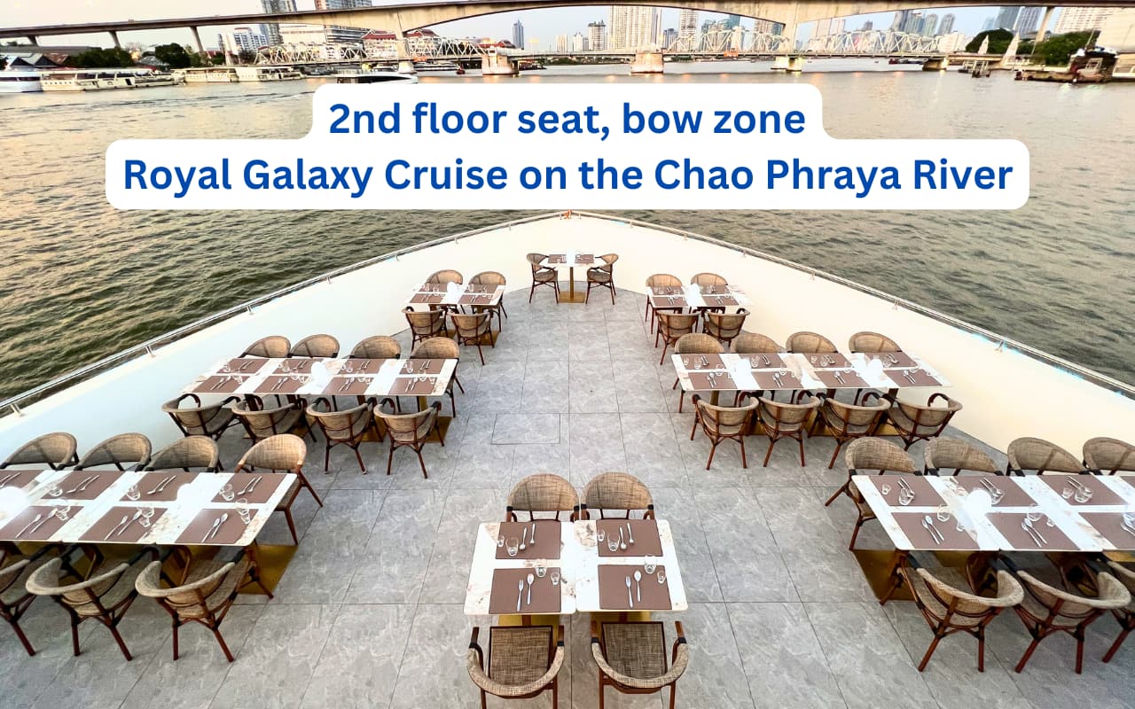 Royal Galaxy Cruise's bow seat