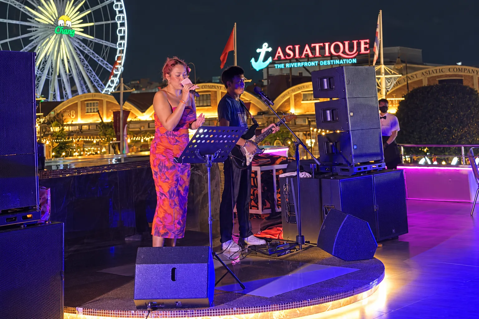 นั่งฟังเพลงสุดชิล เพลงเพราะ บนเรือดินเนอร์บางกอกเจ้าพระยาครูซ
