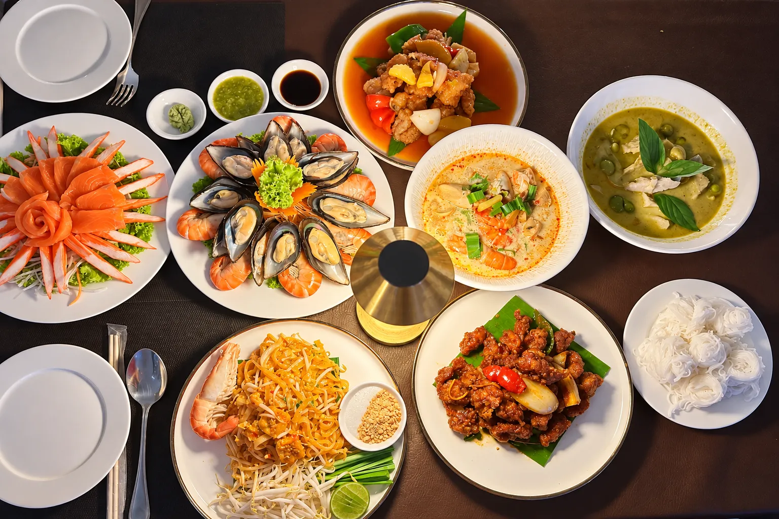 บุฟเฟ่ต์สุดอร่อยเมนูอาหารเยอะ เสิร์ฟไม่อั้น ล่องเรือยูนิคอร์น ครูซ