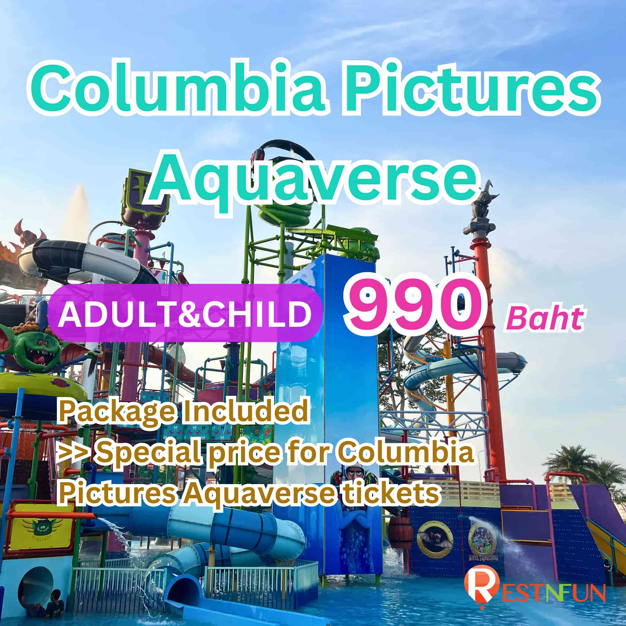 Book tickets to Columbia Pictures Aquaverse