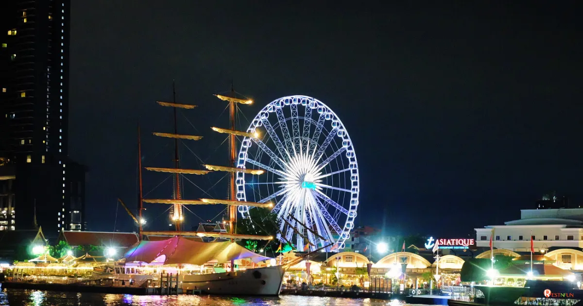 ล่องเรือชมวิวเอเชียทีคบนเรือบุฟเฟ่ต์สวัสดีเจ้าพระยา