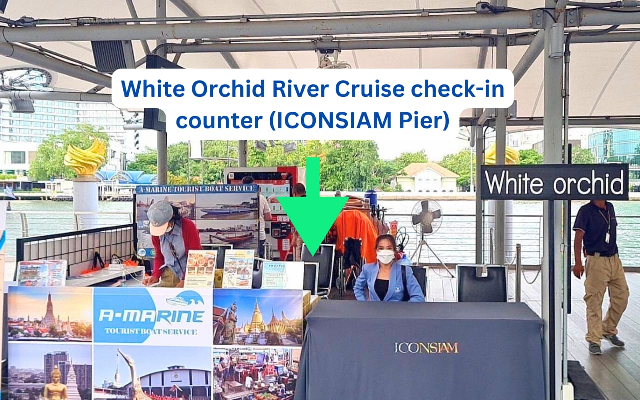 White Orchid River Cruise Registration Point, ICONSIAM