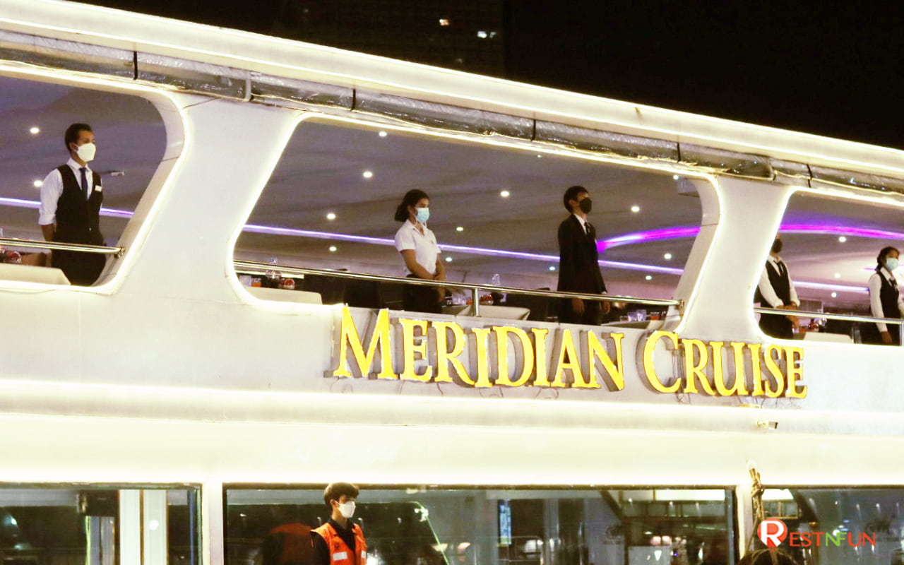 Book tickets for a Chao Phraya River cruise, special prices on the Meridian Cruise at RestNFun