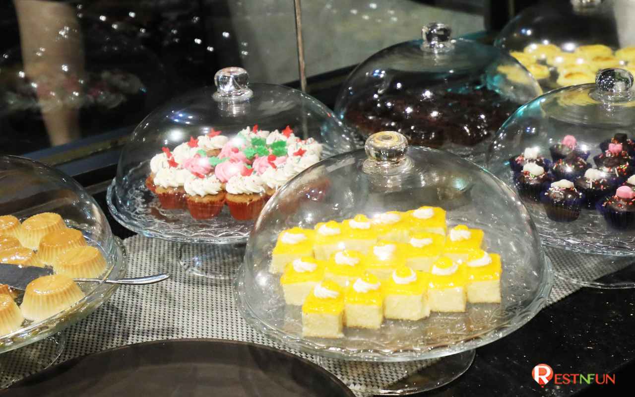 Filled with delicious desserts on the White Orchid River Cruise
